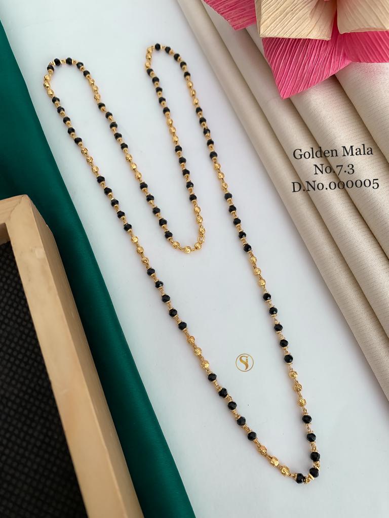 Accessories Golden Plated Fancy Mala Catalog
